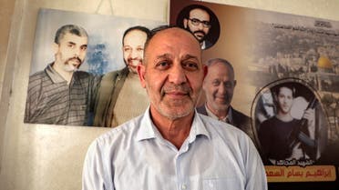 Bassam al-Saadi, one of the leaders of the Islamic Jihad Movement in Palestine poses for a picture at the Jenin camp for Palestinian refugees, in the north of the occupied West Bank, on September 10, 2020. (File photo: Reuters)