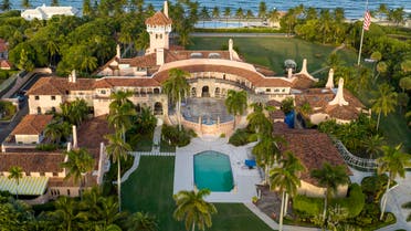 FILE - This is an aerial view of President Donald Trump's Mar-a-Lago estate, Aug. 10, 2022, in Palm Beach, Fla. The Justice Department on Friday, Aug. 26, released a partially blacked-out document explaining the justification for an FBI search of former President Donald Trump’s Florida estate earlier this month, when agents removed top secret government records and other classified documents. (AP Photo/Steve Helber, File)