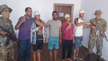 صورة المصريين المختطفين في ليبيا بعد تحريرهم