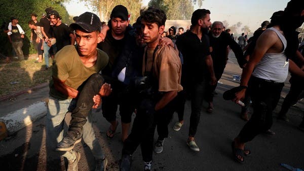 Clashes among al-Sadr supporters and the crowd in Baghdad … two useless and 35 wounded