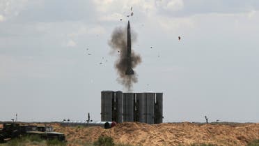 A Russian S-300 air defence system launches a missile during military exercises at the Ashuluk shooting range near Astrakhan, Russia June 19, 2019. (File photo: Reuters)