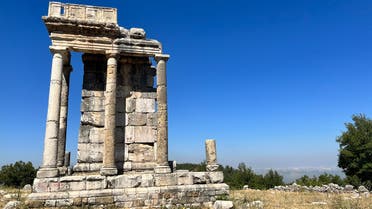 On trips travelers might begin with a visit to the Meshnaqa Temple – an ancient Roman monument believed to be dedicated to Adonis and located in northern Ehmej. (Photo: Robert McKelvey)