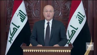 عراقی صدر ملک میں جاری بحران کے خاتمے کے لیے قبل ازوقت انتخابات کے حامی