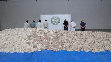 Saudi Arabia's security forces seized around 47 million tablets of amphetamine, August 31, 2022. (SPA)