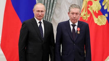 Russian President Vladimir Putin stands next to First Executive Vice President of oil producer Lukoil Ravil Maganov after decorating him with the Order of Alexander Nevsky during an awarding ceremony at the Kremlin in Moscow, Russia, November 21, 2019. (File photo: Reuters)