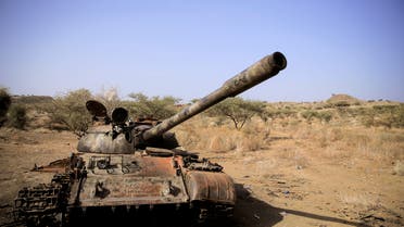 A destroyed tank is seen in a field in the aftermath of fighting between the Ethiopian National Defence Force (ENDF) and the Tigray People's Liberation Front (TPLF) forces in Kasagita town, in Afar region, Ethiopia, February 25, 2022. (File Photo: Reuters)