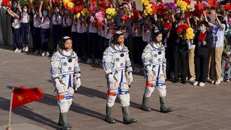 China astronauts carry out space walk