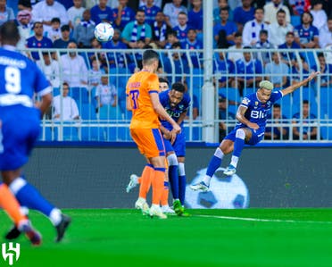 بيريرا في مباراة الهلال الأخيرة