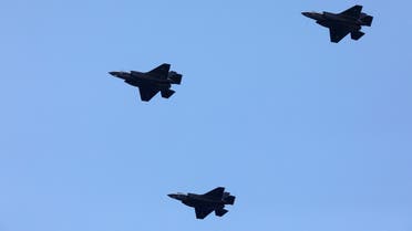 Israeli Air Force F-35 fighter jets fly over the Mediterranean Sea during an aerial show. (File Photo: Reuters)