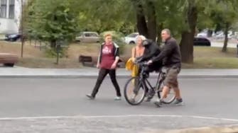 Watch: Escaped chimpanzee in Kharkiv returned to zoo on bicycle