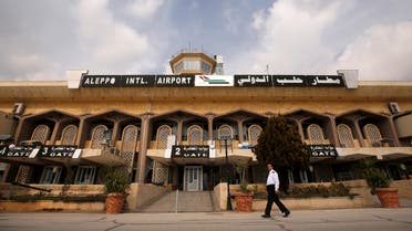 A man walks at Aleppo international airport after it was reopened for the first time in years, Syria February 19, 2020. (File photo: Reuters)