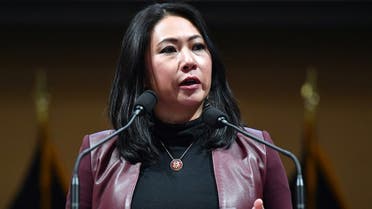 Rep. Stephanie Murphy (D-FL) speaks as members share the recollections on the first anniversary of the assault on the Capitol in the Cannon House Office Building in Washington, U.S. January 6, 2022. (Reuters)