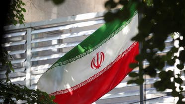Iranian flag is seen at the Embassy of the Islamic Republic of Iran, as Albania cuts ties with Iran and orders diplomats to leave over cyberattack, in Tirana, Albania, September 8, 2022. REUTERS/Florion Goga