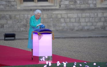 The Queen during an event to celebrate the 70th anniversary of her accession to the throne last June