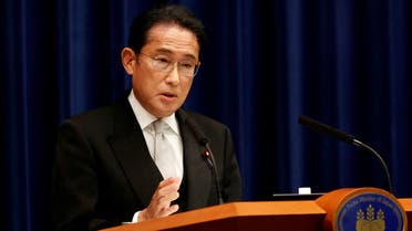  Japanese Prime Minister Fumio Kishida speaks during a news conference at the prime minister's official residence in Tokyo, Japan, on August 10, 2022. (Reuters)