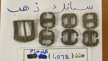 Dubai Customs have seized 24-carat gold bars weighing 2.3 kilograms, with a market value of about $132,000 (Dh485,700), which two passengers had attempted to smuggle into the emirate through the Dubai International Airport. (Supplied)