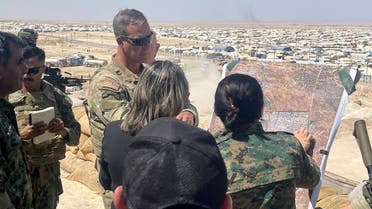 CENTCOM chief Gen. Erik Kurilla visits al-Hol camp in Syria, Sept. 9, 2022. (US Central Command)
