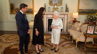 New Zealand's Prime Minister of New Zealand Jacinda Ardern and her partner Clarke Gayford are greeted by Britain's Queen Elizabeth during a private audience at Buckingham Palace, London April 19, 2018. (Reuters)