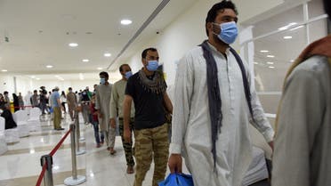 Evacuees from Afghanistan arrive at Emirates Humanitarian City in Abu Dhabi, UAE, August 28, 2021. (File photo: Reuters)