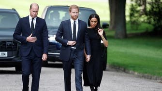 Harry and Meghan join William and Kate on Windsor walk