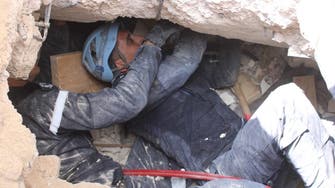Rescue teams save person trapped under rubble for 20 hours in Amman building collapse