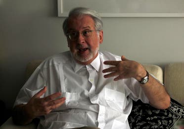 Brazilian Paulo Sergio Pinheiro, head of the UN Investigation Commission on Syria, speaks to Reuters during an interview. (Reuters)