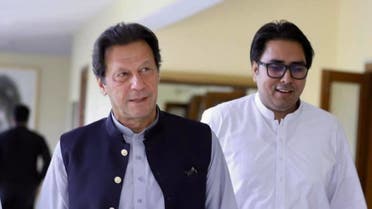 File photo of Imran Khan (left) and Shahbaz Gill (right). (Facebook)