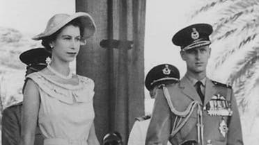 Queen Elizabeth visits Aden in Yemen during a 1954 royal tour. (Wikimedia)