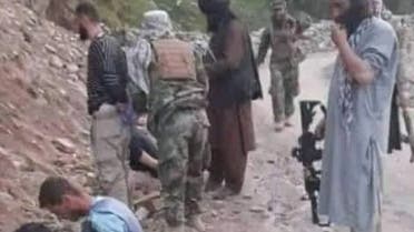تیرباران اسیران توسط طالبان
