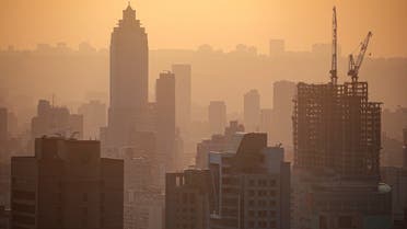 General view of the city during sunset hour in Taipei, Taiwan, on April 29, 2020. (Reuters)