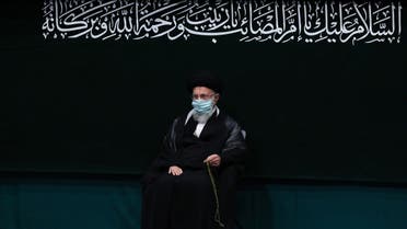 Iran’s Supreme Leader Ali Khamenei attends a religious ceremony in the capital Tehran, on September 17, 2022. (Khamenei.ir)