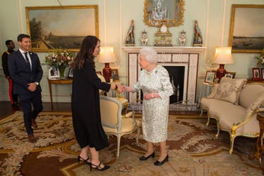 الملكة اليزابيث تستقبل جاسيندا أرديرن في قصرها في 2018