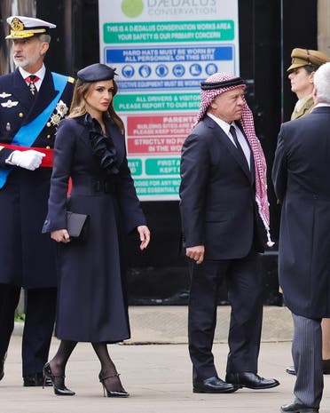 ملك الأردن عبدالله الثاني والملكة رانيا