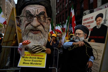 معارضون لزيارة الرئيس الإيراني إلى نيويورك ومشاركته في أعمال الجمعية العامة للأمم المتحدة (فرانس برس)