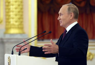 الرئيس الروسي فلاديمير بوتين (فرانس برس)