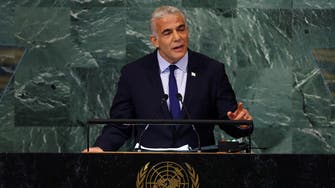 اسرائیلی وزیراعظم لاپیڈ نے فلسطینیوں کے ساتھ تنازع کے دوریاستی حل کی حمایت کردی