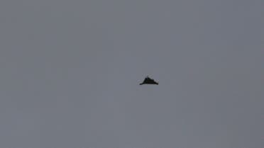 What Ukrainian authorities consider to be an Iranian made suicide drone Shahed-136, and used by Russian forces, is seen in a sky over Odesa, September 23, 2022. (Reuters)