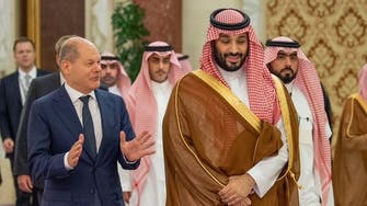 استقبال ولی عهد سعودی ازصدراعظم آلمان در جده