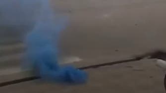 شلیک گاز اشک آور به سوی معترضان در اردبیل
