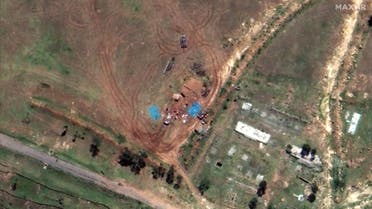 A satellite image shows the mobilization of military forces in the town of Shiraro, Tigray region, Ethiopia, September 26, 2022. (Reuters)