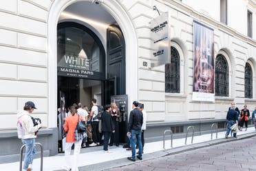 Designers from Saudi Arabia showcased their collections in front of a wholesale market for the first time at White Milano, one of Milan Fashion Week’s most anticipated events. (Supplied)