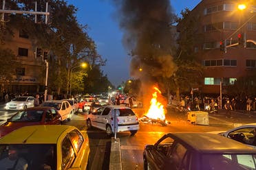من الاحتجاجات في طهران