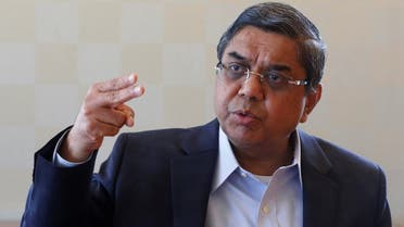 Tulsi Tanti, Chairman and managing director of Suzlon Energy, gestures during an interview with Reuters in Mumbai, India. (File photo: Reuters)