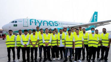 Flynas launched its new 'Future Engineers Program' and welcomed 30 Saudis in its first batch of trainees. (SPA)