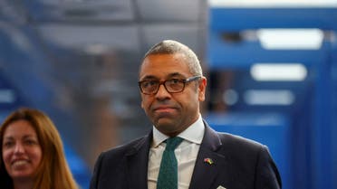 British Foreign Secretary James Cleverly attends Britain's Conservative Party's annual conference in Birmingham, Britain, October 3, 2022. (File Photo: Reuters)