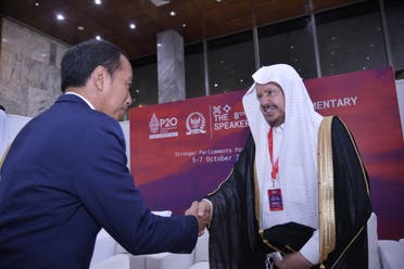 من القمة الثامنة لرؤساء برلمانات دول مجموعة العشرين 