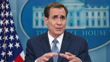 John Kirby, US National Security Council Coordinator for Strategic Communications, speaks to reporters during a press briefing at the White House in Washington, US, June 23, 2022. (Reuters)