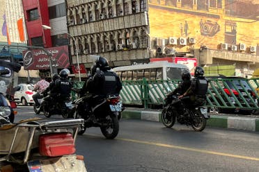 Police in Tehran to monitor the protests (AFP)