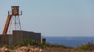 A deserted post for the Lebanese army is seen in Naqoura, near the Lebanese-Israeli border, southern Lebanon, October 6, 2022. (Reuters)