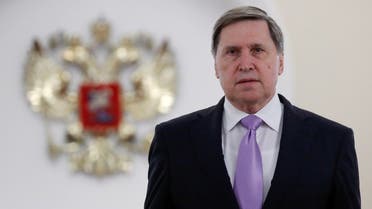 A file photo shows Russia's presidential aide Yuri Ushakov at the Kremlin in Moscow, Russia October 23, 2018. (Reuters)